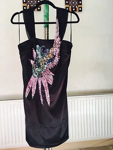 Cotton Club Wedding/prom/bridesmaid/ball/Gown/cocktail/evening MultiSquinDress10 - Picture 1 of 12