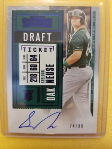 2020 Panini Contenders Sheldon Neuse Draft Ticket Auto Autograph 74 /99 #112 - Bild 1 von 2