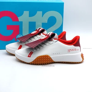 Size 8 Women's G/FORE G.112 Kiltie Spikeless Golf Shoes GLF00022-SNO Snow/Red - Bild 1 von 9