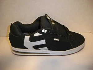 ZAPATOS DE SKATE PARA HOMBRE HOMBRES ETNIES ANGLE SMU NEGROS/BLANCOS NUEVOS $85 - Imagen 1 de 6