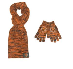 Officially Licensed NFL Chicago Bears  Color Blend Scarf And Glove Set