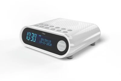 Alarm Clock Radio DAB/DAB+ & FM 3W Speaker USB Large Digit Display i-Box Sunrise - Image 1 of 4