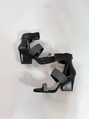 Zapatos MUY VOLÁTILES para mujer 9 negros Deanna cuña tacón bajo cuero nuevos Foto 1 de 4