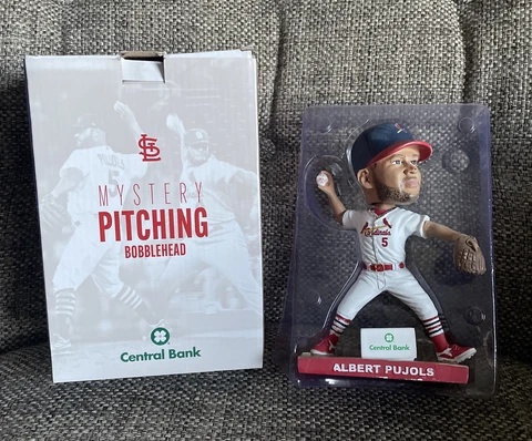 Albert Pujols Pitching Bobblehead St. Louis Cardinals SGA STL Cards Bobble NEW Cover