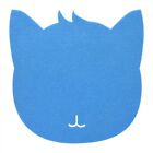 Cat Shape Anti static Felts Table Mouse Pad Office Dust proof Desk Pads Blue