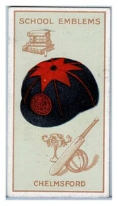 Black Cat Cigarettes School Emblems card Chelmsford #25 of 50 - Imagen 1 de 2