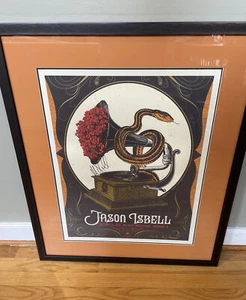 Jason Isbell signierte nummeriertes, gerahmtes VIP-Poster Red Rocks Amphitheater 2016 - Bild 1 von 12