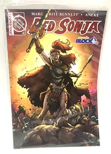 Red Sonja #1 Comic Block Exclusive Variant Cover Free Post - Imagen 1 de 3