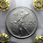 50 lire "VULCANO" 1963- FDC - Perizia F.Cavaliere