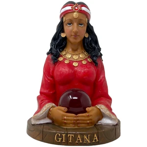 Gitana 10" Guía Espiritual Resin Figur Zigeunerin rotes Kleid - Bild 1 von 2