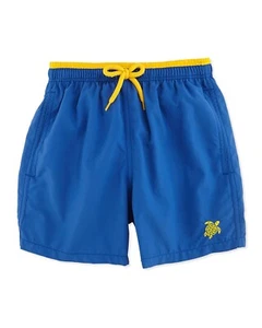 Vilebrequin Jaka Turtle Logo Swim Trunks, Blue boy 10yo - Picture 1 of 3