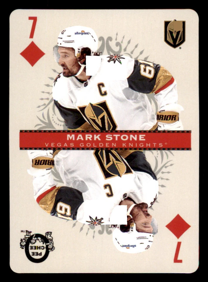 2021-22 O-Pee-Chee Playing Cards #7DIAMONDS Mark Stone - Image 1 of 2