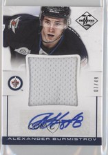 2012 Limited Authentic Jumbo Material Signatures /49 Alexander Burmistrov Auto