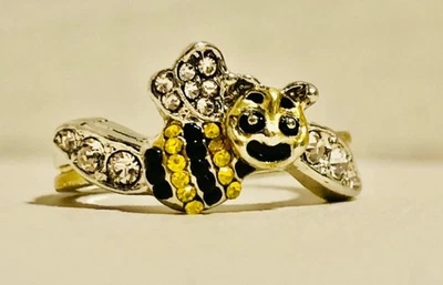 Anillo Abejorro - Inscrito Abeja - Live In Yourself - Talla 5 Foto 1 de 4