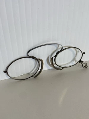 Antique Lorgnette 1880s Single Wire Construction Excellent Pince Nez Eye Glasses - Image 1 of 4
