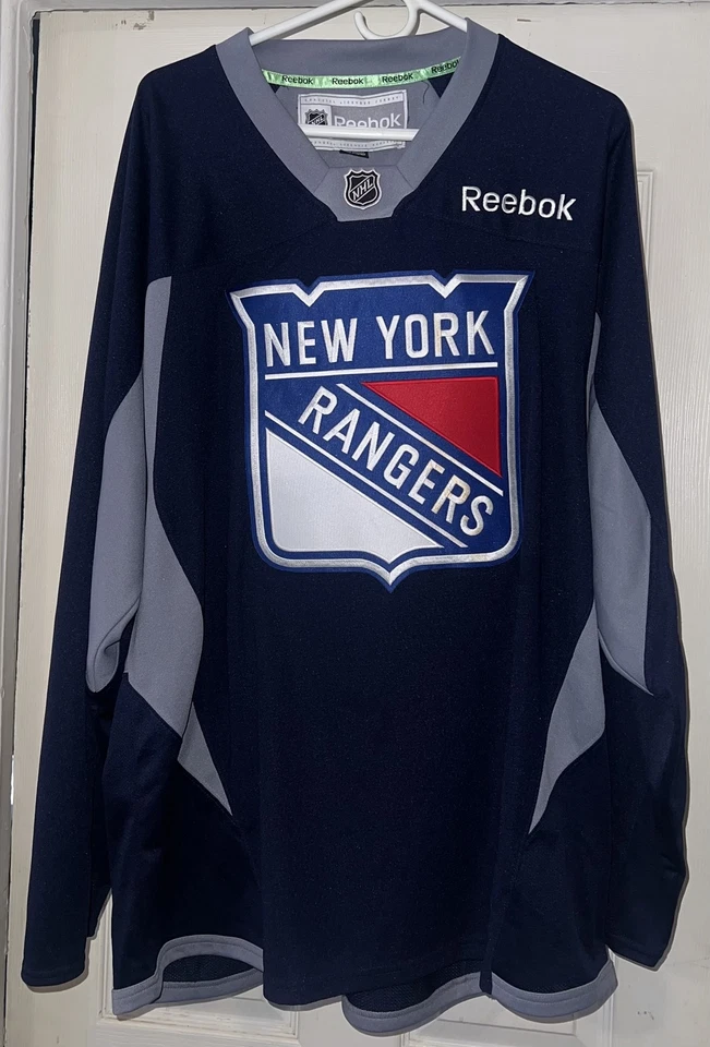 Camiseta deportiva de los New York Rangers para hombre XL NHL camiseta de práctica de hockey Reebok Foto 1 de 4