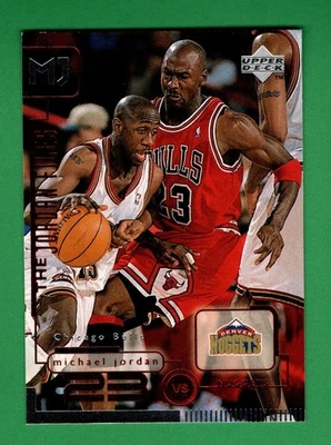 Upper Deck Living Legend #141 1998 Michael Jordan JF/Denver Chicago Bulls Salón de la fama Foto 1 de 2