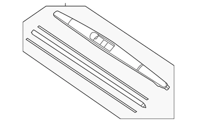 Limpiaparabrisas trasero original Acura 2019-2021 Acura RDX 76730TJBA11 Foto 1 de 2