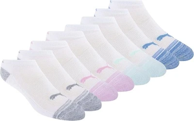 PUMA Women's Low Cut Socks (8-Pack) 9-11, White  - Image 1 of 4