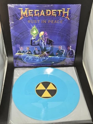 MEGADETH Rust In Peace Blue Vinyl (Killing Is My Business ...But Who's Buying?) - Image 1 of 4
