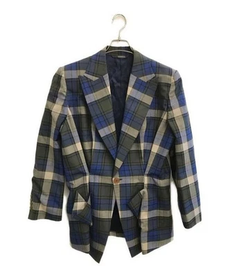 Vivienne Westwood man                    Tuck jacket Green×Navy LW-V5-79485 - Image 1 of 4