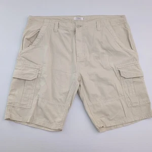H. Brothers Cream Cargo Shorts Size 38 Hallenstein Brothers - Picture 1 of 3