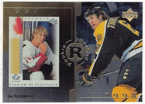 1998-99 Upper Deck Gold Reserve #19 Joe Thornton RR - Picture 1 of 2