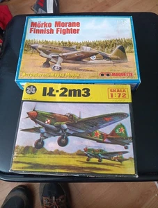 Skala ZTS IL-2m3 & Marquette Morko finnisches Jagdflugzeug Modell - Bild 1 von 10