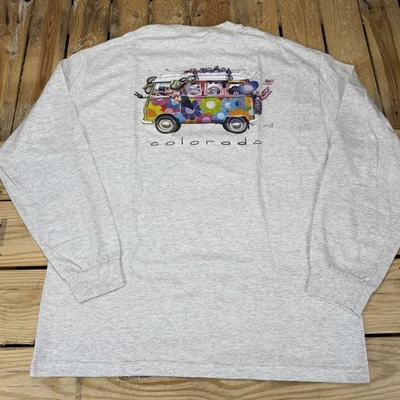 NUEVA Camiseta De Colección Colorado Springs Talla XL Van Gráfica Nueva de Lote Antiguo Divertida Foto 1 de 4