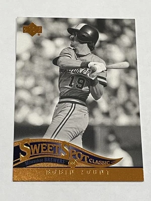 Béisbol clásico Upper Deck Sweet Spot 2005 - Robin Yount - Milwaukee Brewers Foto 1 de 2