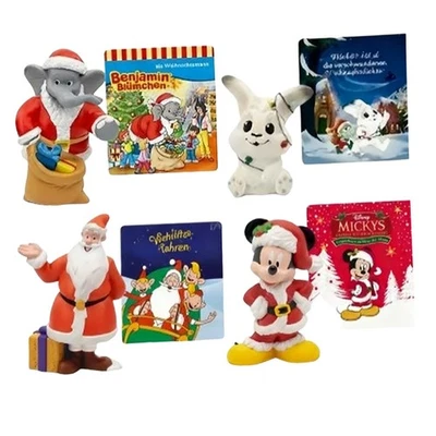 Tonies Figuren Set 4 Stück Mit Santa Co KG Mickey Mouse Benjamin als Geschenk