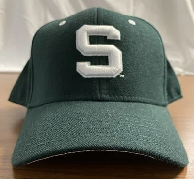 Michigan State Spartans Fitted 7.5" Cap Hat Zephyr Green NCAA MSU - Image 1 of 4