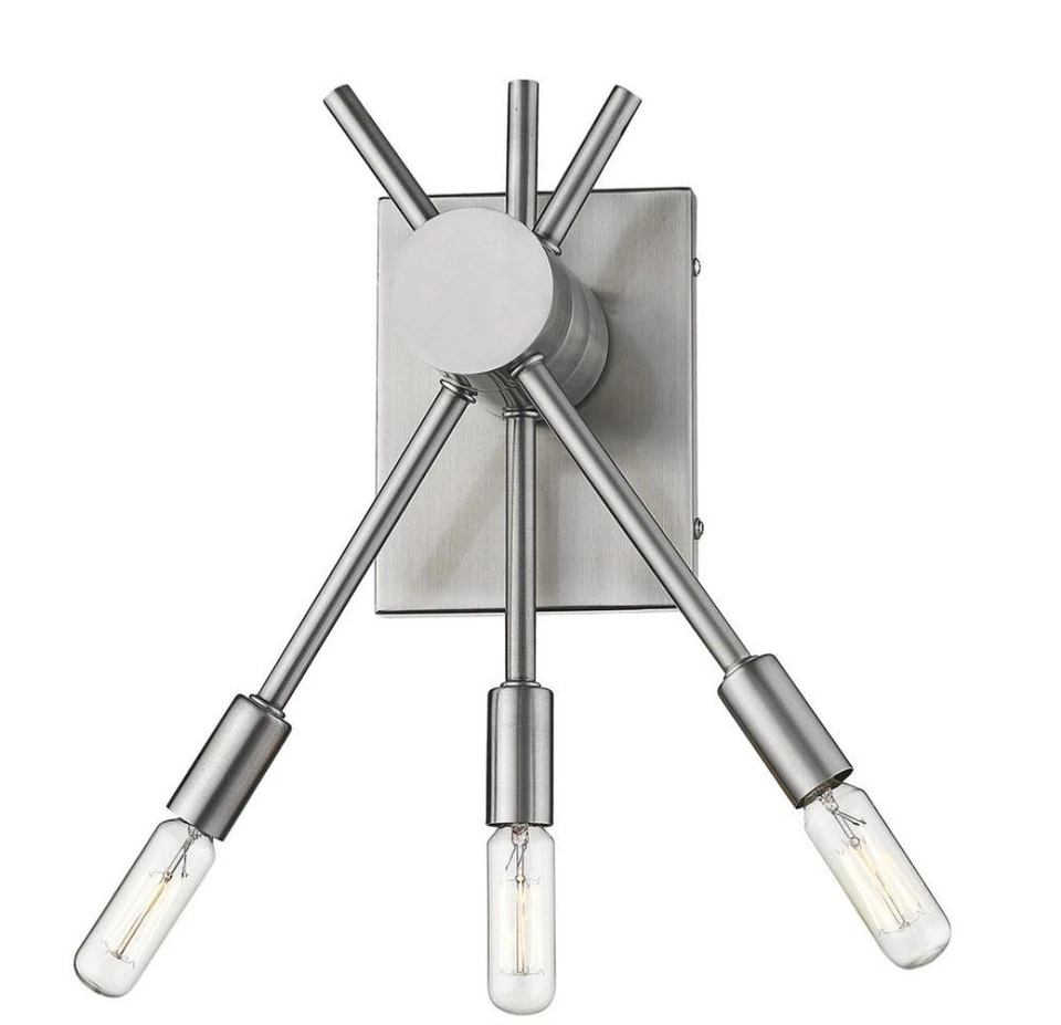 Eglo 203486a 3x60W Wall Light w/ Polished Nickel Finish - Image 1 of 1