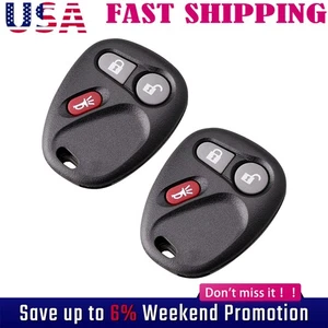 2X For 2003 2004 2005 2006 2007 Chevrolet Silverado Remote Keyless Entry Key Fob - Picture 1 of 6
