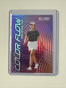 2025 Upper Deck Allure SE Rose Zhang Macro Color Flow SSP  - Imagen 1 de 2