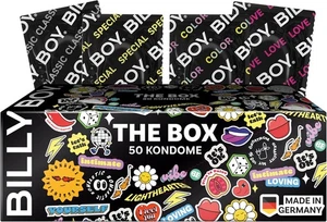 BILLY BOY The Box Kondome Mix 52mm 56mm 50er Pack Sorten Mixset Original - Bild 1 von 12