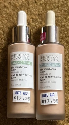2X ORGANIC WEAR SILK FOUNDATION ELIXIR 03-Light/Clair 1Fl OZ (30 ml) - Image 1 of 3