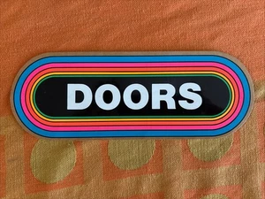 Vintage 1980’s KLOS Doors Los Angeles Radio Autoaufkleber - Bild 1 von 1