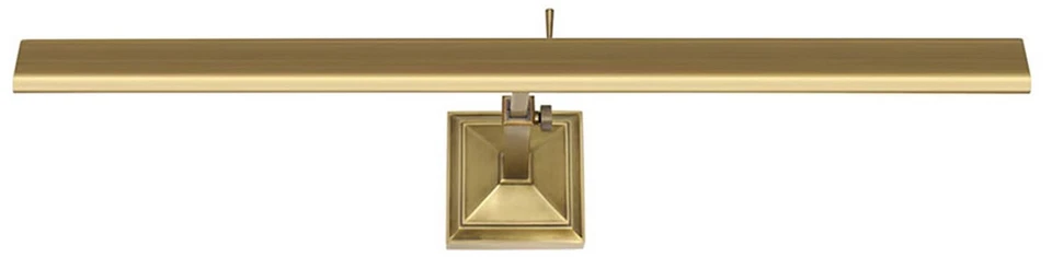 Luz LED de imagen WAC Hemmingway de latón de 24" de ancho Foto 1 de 1