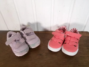 2 Paar Laufschuhe 1. Schritt Nike lila 19,5 Sandalen rosa grün Baudet 19 - Bild 1 von 7