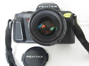 Pentax P-30 SLR Film Camera + SMC Pentax-A 1:1.7 50mm Lens & Case - Picture 1 of 7