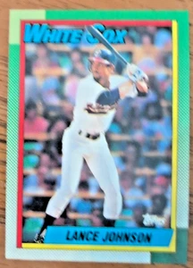 LANCE JOHNSON Chicago White Sox 1990 Topps Baseball Card #587 MINT - Picture 1 of 2
