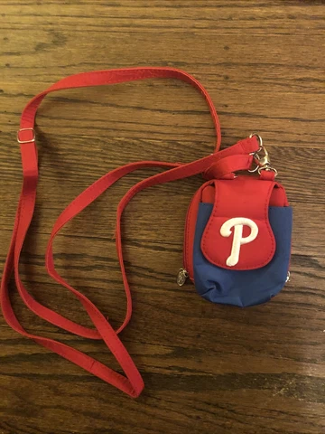Philadelphia Phillies MLB Purse Plus Touch Phone  ID Wallet Charm 14 Gift Bag Cover