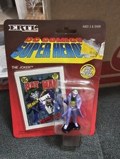 DC Comics Super Heroes Die-Cast Metal Figs THE JOKER #728- ERTL 1990, Vintage