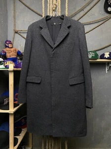 J+ Jil Sander x Uniqlo Wool Coat Men Size M Grey Medium Collaboration - Picture 1 of 23