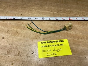 2007-2008 GRAND VITARA BRAKE LIGHT SWITCH CONNECTOR PIGTAIL - Picture 1 of 9