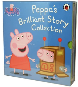 Peppa Pig 5 Books Brilliant Story Set Collection New Ladybird - Foto 1 di 1