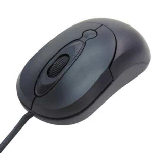Childrens Small Computer Mouse USB Black Braided Cable - Picture 1 of 4