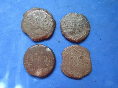  RARE Lot (4)  Roman Republic Janus / Prow  - Image 1 of 4