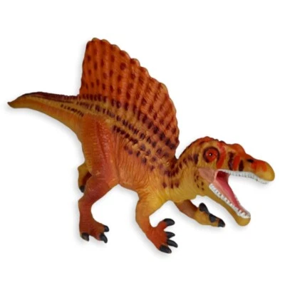 Figura de acción Safari Ltd. 2001 Spinosaurus 8" juguete realista dinosaurio naranja de colección. Foto 1 de 4